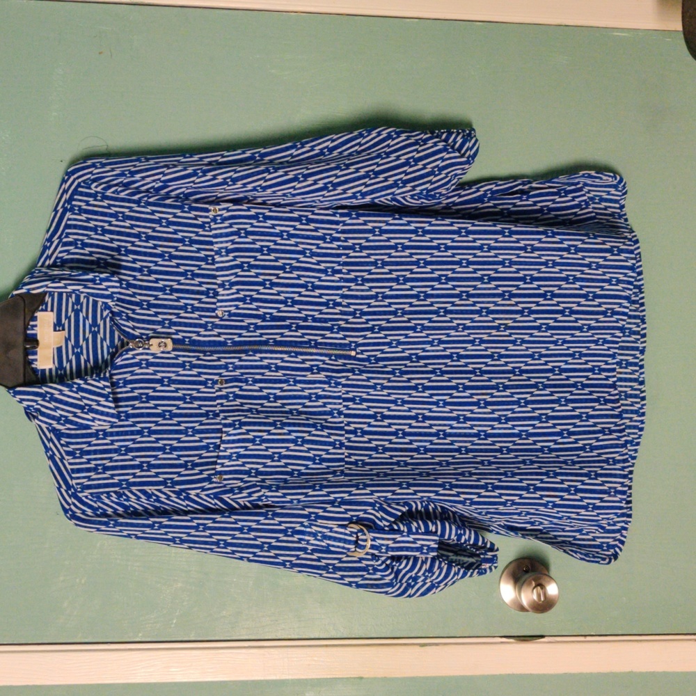 Michael Kors Blue Blouse Flowy